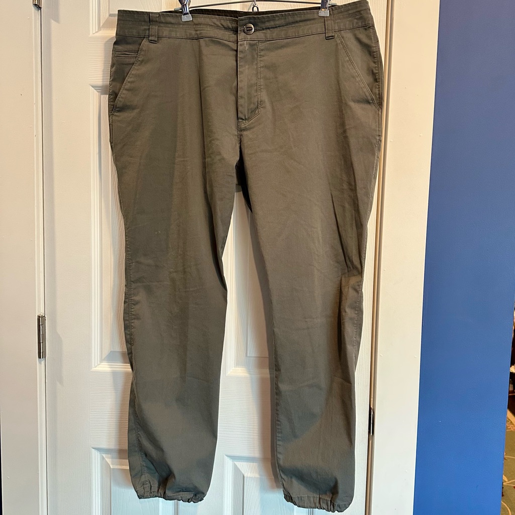 Kuhl Men's Burnt Olive Hiking Work Utility Pants Size 38 X 30